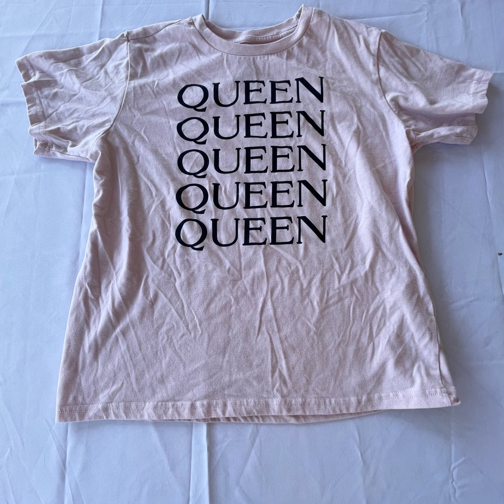 Legendary Rootz Pink Tee with Black Print